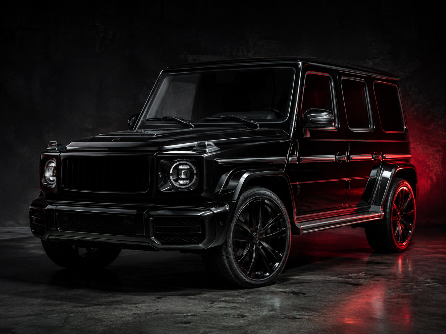 Mercedes-Benz G-Class в чёрном цвете